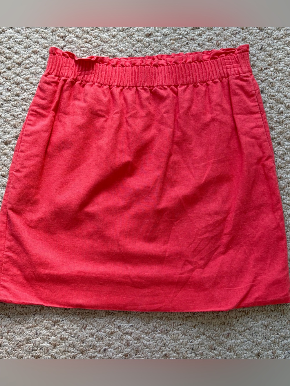 J Crew Linen Sidewalk Skirt